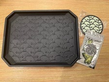 Playge Pandemic Black EDC Tray, Glow Coaster, and Patch Set