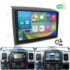 DAB+ Autoradio Android 15 Carplay Für Citroen Jumper Fiat Ducato Peugeot Boxer