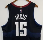 Nikola Jokic Signed Denver Nuggets Nike ADV NBA Authentic City Jersey USASM BAS