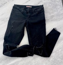 WANNABETTABUTT YMI Womens Jeans Size 3 Y2K Booty Lifting Mid Rise Skinny Ripped