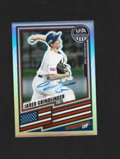2026 Panini USA Baseball Stars & Stripes Jared Grindlinger Silver Prizm Auto
