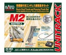 KATO N Gauge M2 Endless Track with Side Track Basic Set Master 2 Railway Model R
