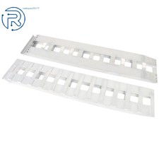 72 × 15 Aluminum Hook Ramps 6500LBS Car Trai...