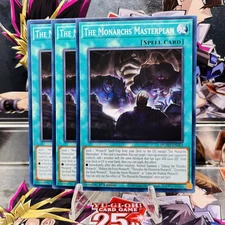 3x Yugioh Playset The Monarchs Masterplan DUAD-EN061 Common 1st Ed Near Mint