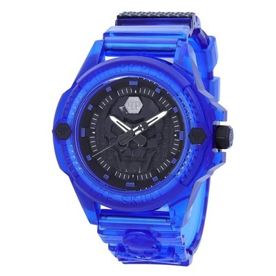 Philipp Plein The Skull Quartz Black Dial Men's Watch PWWAA0323