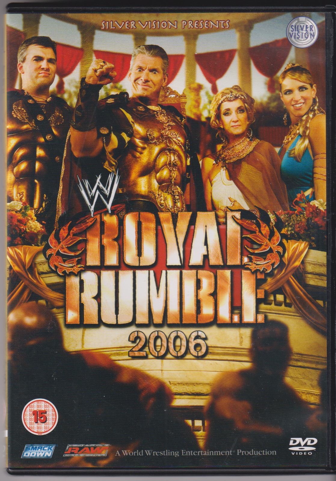 WWE Royal Rumble 2006 (DVD) ...  30 Man Battle Royal Edge vs Cena Silver Vision