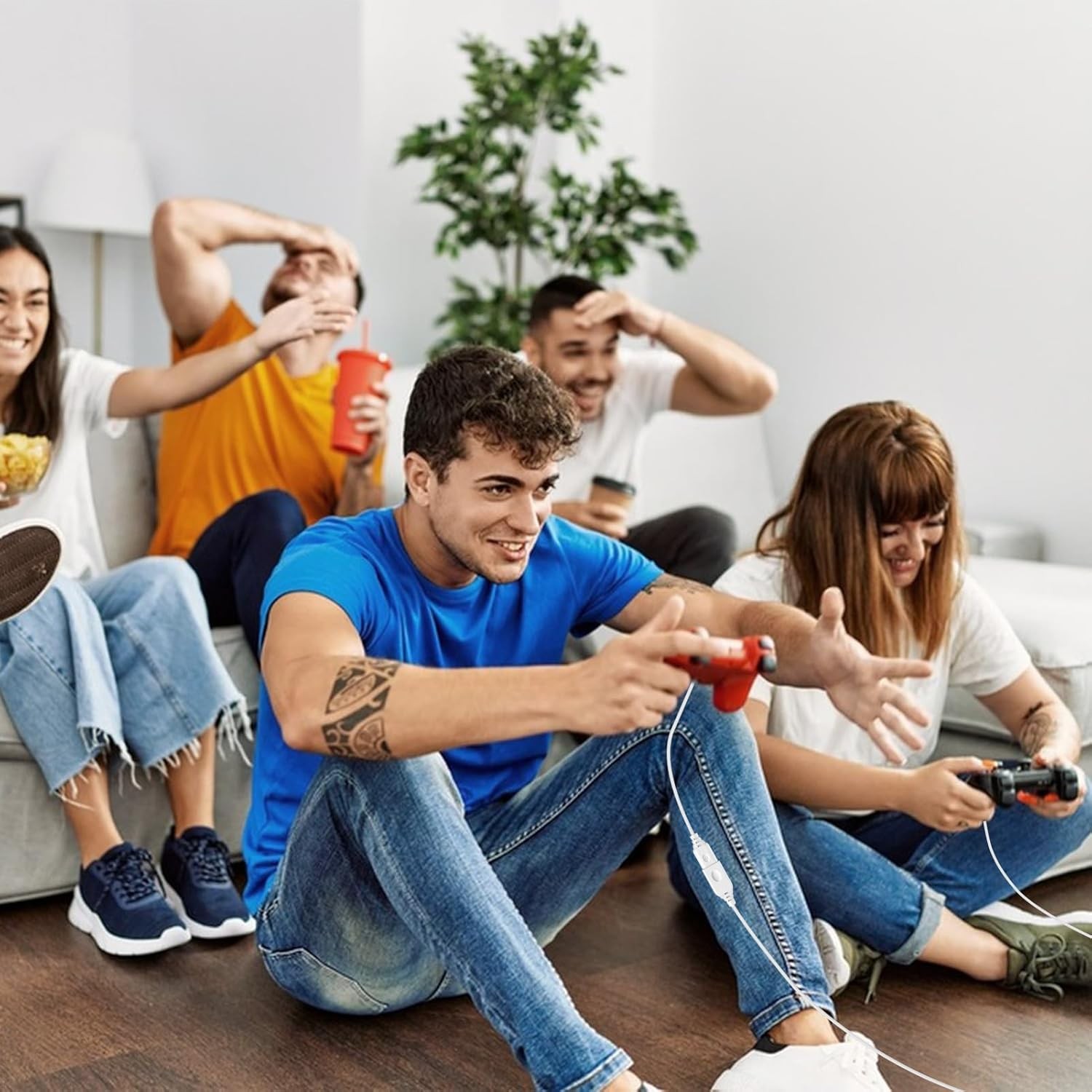 10FT USB to USB Extension Cord White Type A to Type A Extender Cable to USBA Ext