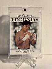 MANNY PACQUIAO * 2022 LEAF LEGENDS 