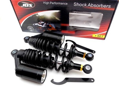 HYOSUNG GV650 AQUILA 305mm JBS REAR AIR NITROGEN CELL SHOCK ABSORBERS BLK
