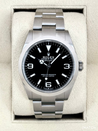 NEW 2024 Rolex Explorer 40mm 224270 Stainless Steel Black Dial