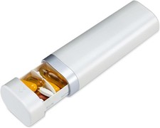 Travel Pill Organizer Weekly 7 Day,Compact Daily Pill Box,Portable Medicine Case