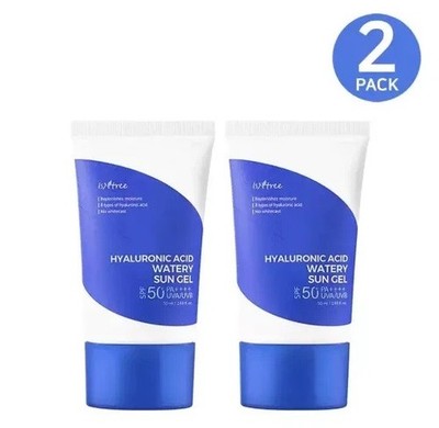 2x50ml Isntree Hyaluronsäure Watery Sun Gel LSF 50+, PA++++