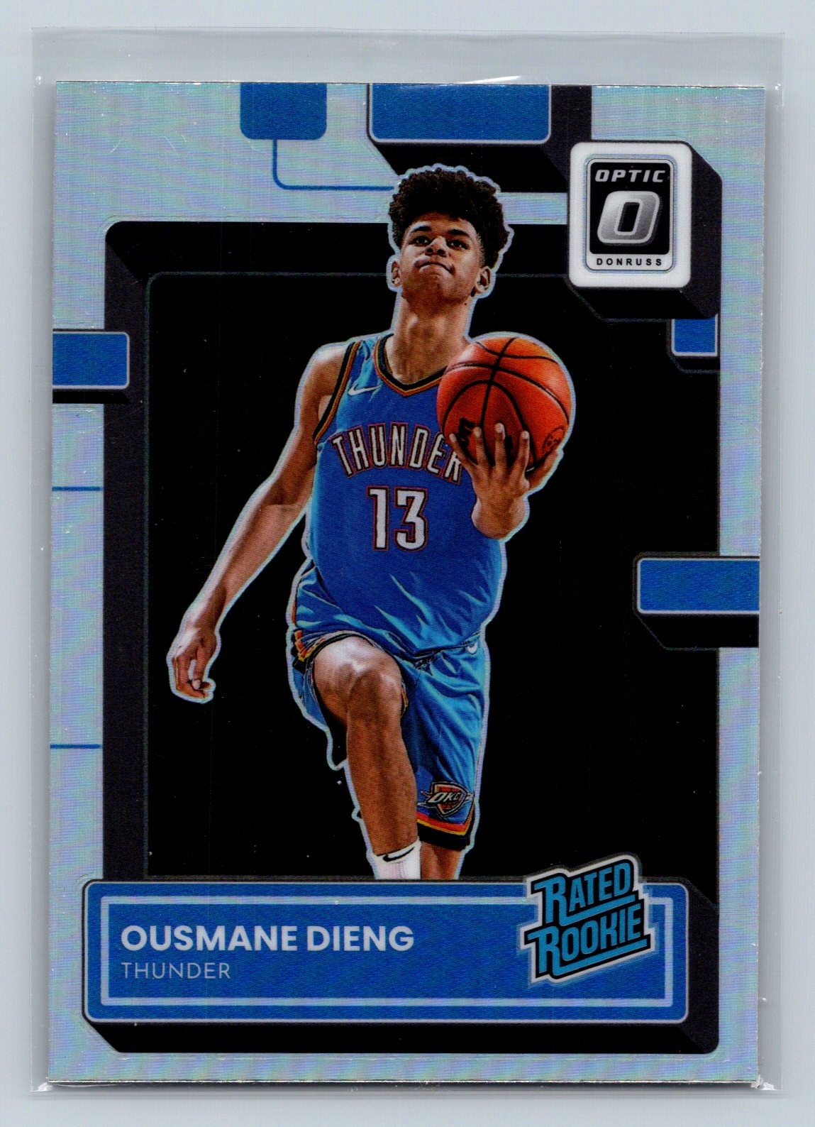 2022-23 Donruss Optic #220 Ousmane Dieng Holo Oklahoma City Thunder