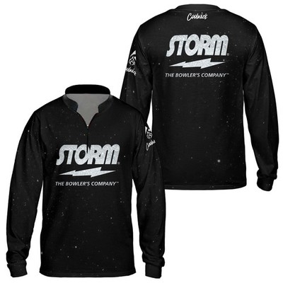 Custom Name Storm Virtual Energy Blackout Bowling Jersey Gifts Size S-5XL