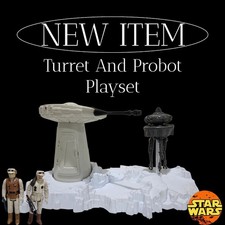 Star Wars ESB Vintage 1980 Turret And Probot Action Playset   Complete