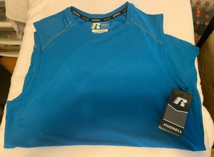 russell training fit sleeveless shirt
