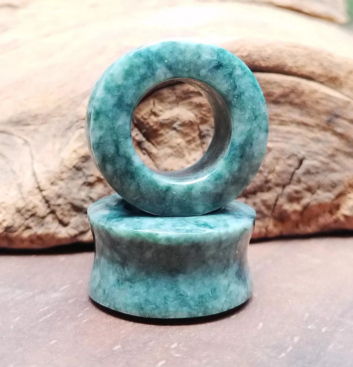 Real jade cheap ear plugs