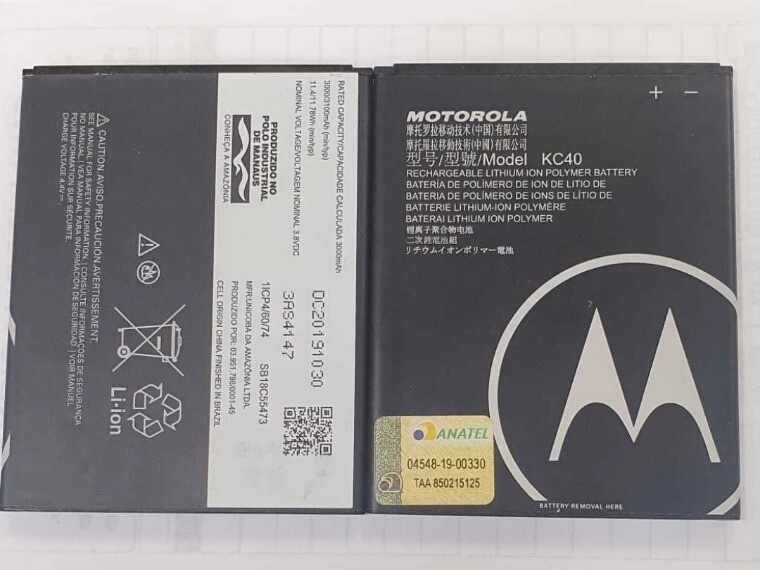 Original Kc40 Battery For Motorola Moto E6 Plus Xt2025 Disassembly Free