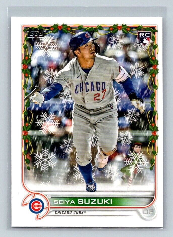 2022 Topps Holiday Ultra Rare SP Image Variation Elf RC #HW177 Seiya Suzuki