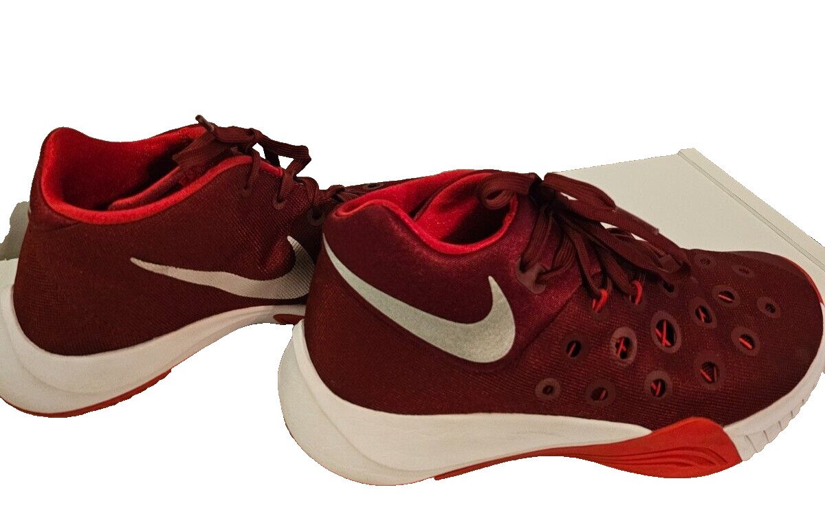 Nike Zoom Hyperquickness Dark Red Basketball Shoe… - image 4