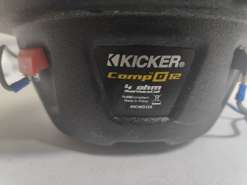 Subwoofer 12" Kicker Comp D12 4 Ohm - Foto 2 di 5