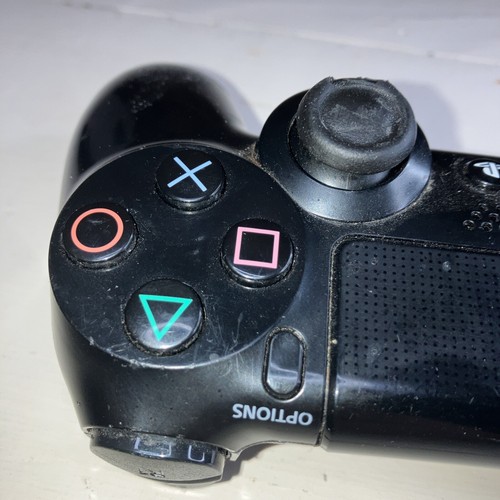 Sony Playstation DualShock 4 Wireless Controller Black PS4 Untested Up2 - Picture 3 of 7