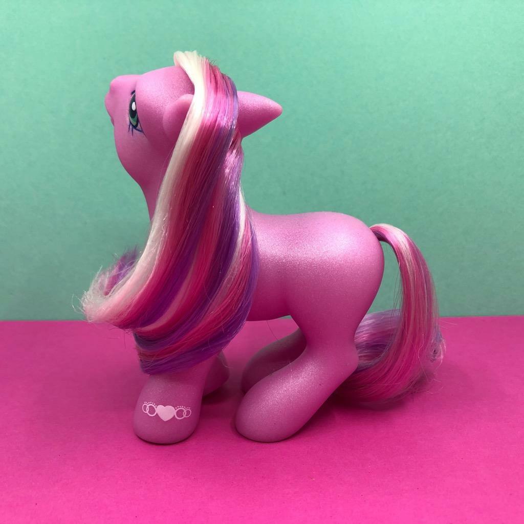 My Little Pony G3 Crystal Lace Gemstone Pink Horse Toy