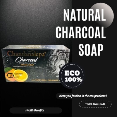 New NATURAL CHARCOAL SOAP NaturalBeauty DailyCleanser EcoBeauty BeautySecrets