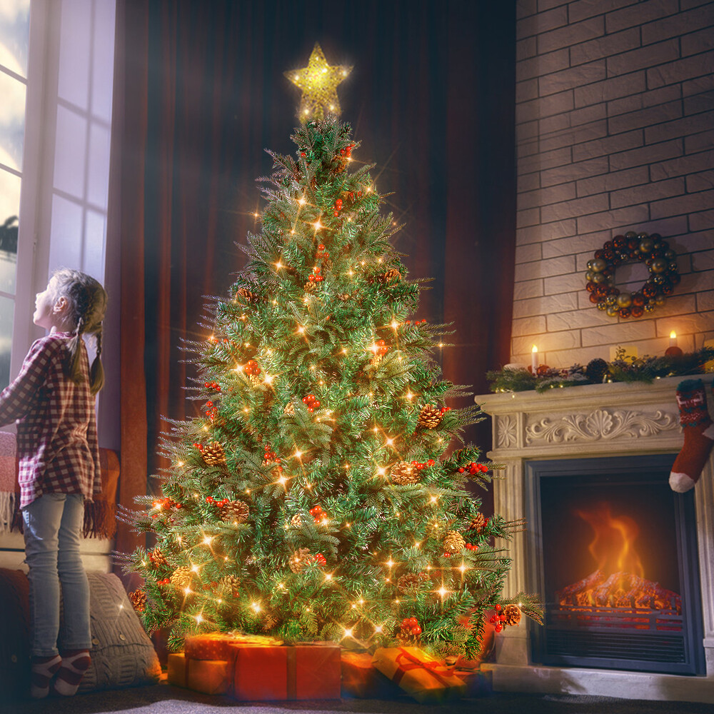 150cm Weihnachtsbaum knstlicher 300 LED Christbaum Tannenbaum mit  Fernbedienung | eBay.de