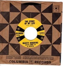 Marty Robbins - The Story Of My Life / Once-A-Week-Date 7" 45