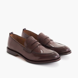 oar stripe penny loafers