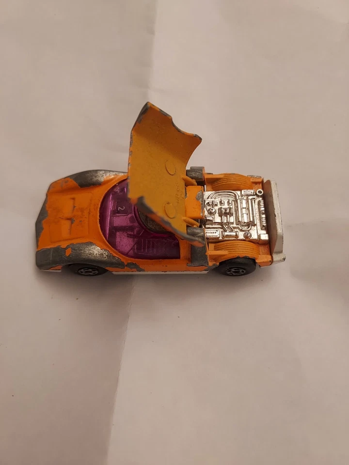 Matchbox Superfast no66 Mazda RX500 1971 orange white. Good  condition.  - Image 2 of 4