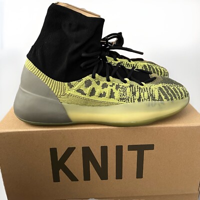 adidas gazelle silver green womens Adidas - Yeezy Basketball Knit 'Energy Glow' (14.5 US) | myGemma main image 0