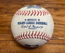 J.D. Davis Giants Game Used RBI SINGLE Baseball 6/25/2023 DBacks + Walk Hit #402