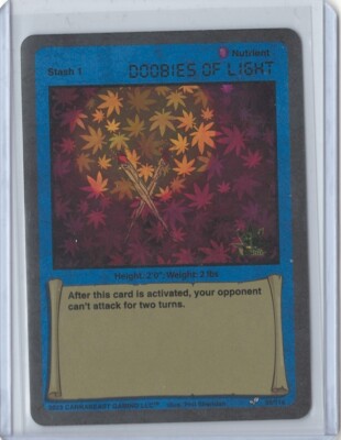 CannaBeast  Doobies Of Light  Holo Card #35/114 TCG CCG Pack Fresh! 1st Edition