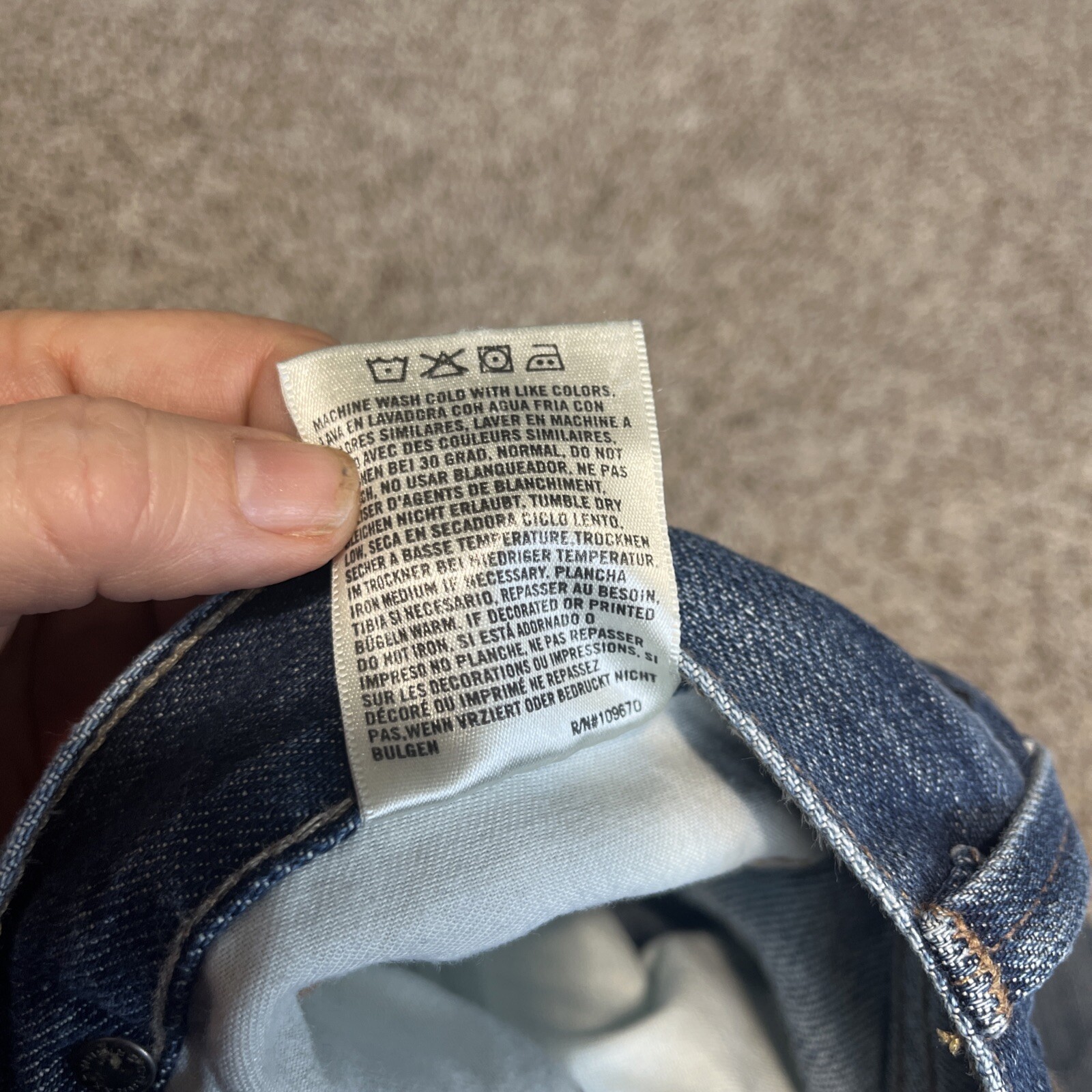 C of H Jeans Mens 40 Perfect Straight Leg Medium Wash Denim 40x33 - View 7