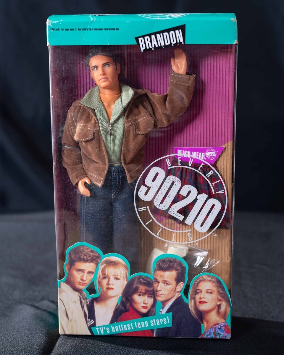 Beverly Hills 90210 Brandon Walsh Doll - Mattel - two sets of