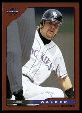 1996 Score #13 Larry Walker Dugout Collection (Series One)