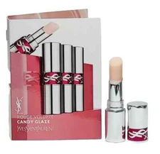 YSL Rouge Volupte Candy Glaze Double Care Balm 02 MINI 1g Yves Saint Laurent