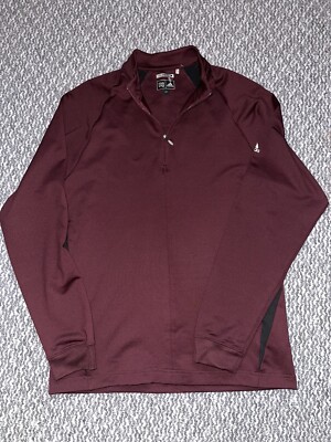 Neu ohne Etikett Adidas Herrenpullover Climawarm Viertel 1/4-Reißverschluss Pullover Größe Small (35)