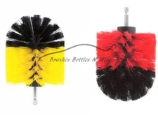 2pc Tile Grout Power Scrubber Cleaning Drill Brush (heavy & medium duty)