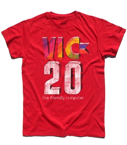 T-shirt uomo VIC 20 ANTICHIZZATO the friendly home computer vintage anni 80 - Imagen 6 de 8