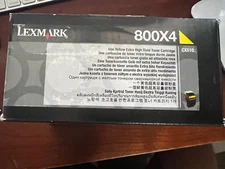 Genuine Lexmark 800X4 Extra High Yield Toner Cartridge Yellow CX510