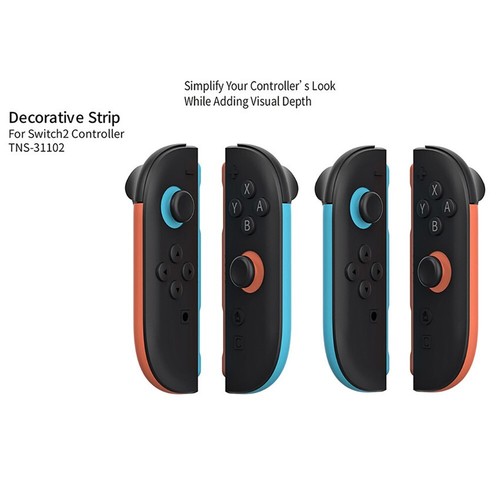 Striscia decorativa manico sinistro e destro striscia manico piccolo adatta per Nintendo Switch 2 - Foto 2 di 7
