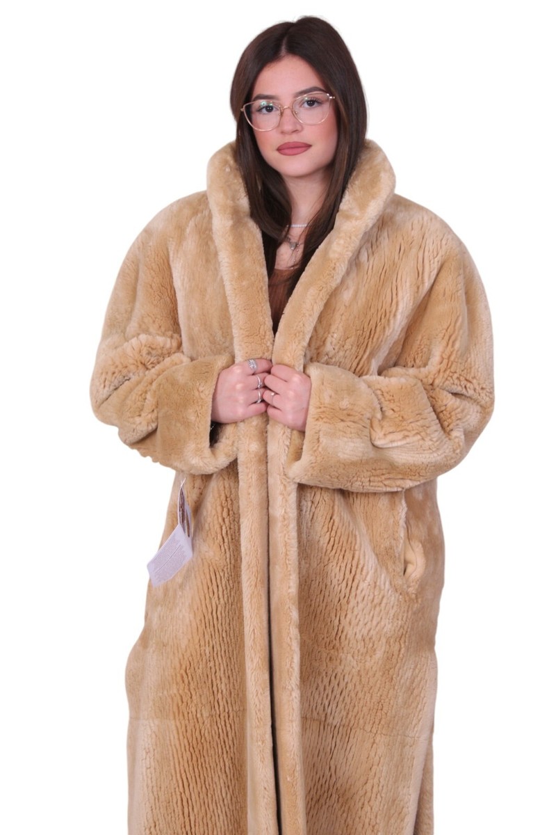 coat beaver fur jacket giacca pelliccia castoro cappotto fourrure
