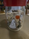 Vintage Carlton Glass Canister Jar Glass Halloween Trick Or Treat Spooky Fun — photo 2