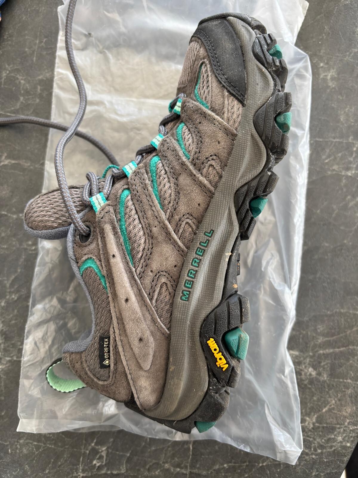 MERRELL scarpe da trekking donna Merrel Moab 3 Goretex praticamente nuove n. 37 grigie