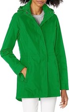 Women's Charles River Apparel Logan Wind Water Resistant Drop Tail Jacket Sz S