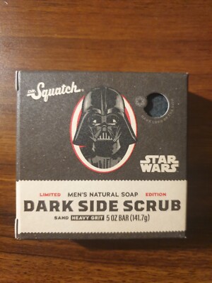 Dr. Squatch Darth Vader Star Wars Dark Side Scrub Soap Seife Neu / New