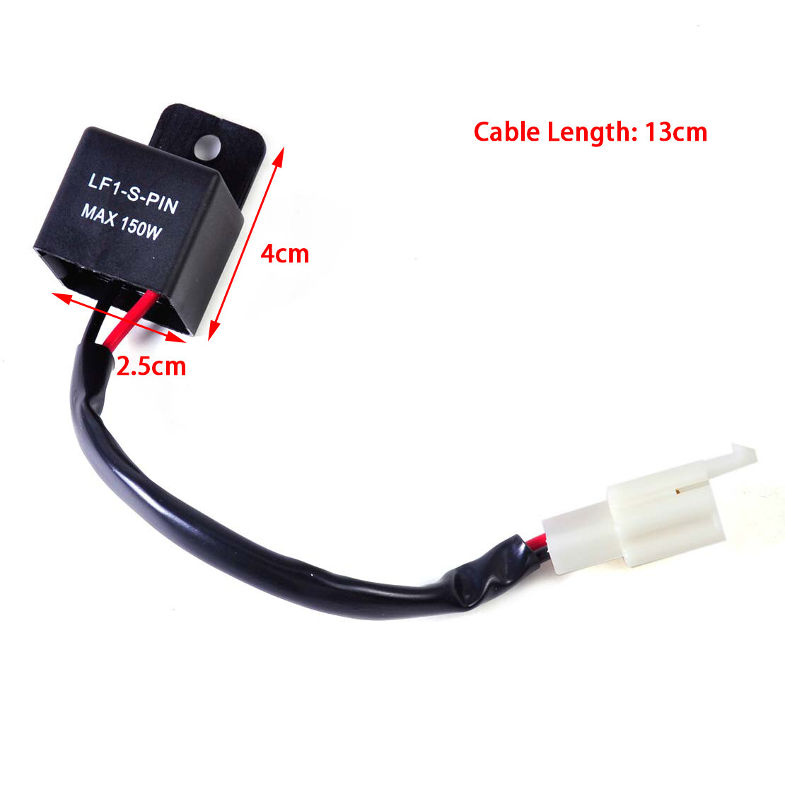 12A 2Pin Electronic LED Flasher Relay 4 Honda Kawasaki Suzuki Yamaha ...